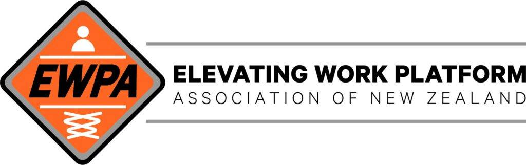 EWPA New Zealand Elevating Work Platform Association logo.