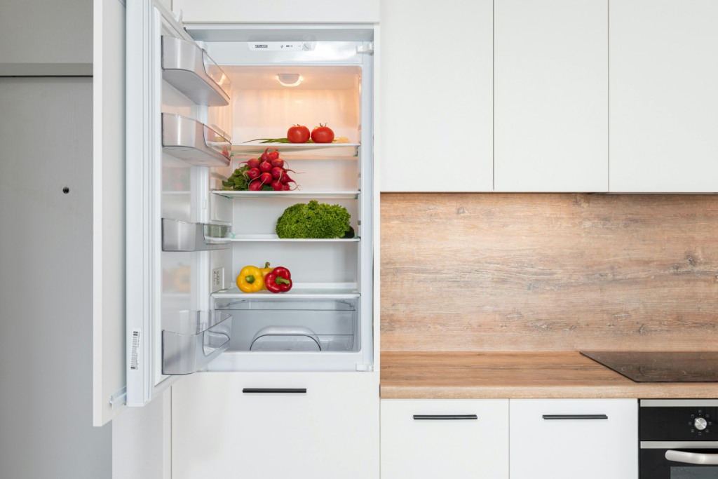 a clean fridge